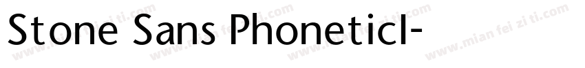 Stone Sans PhoneticI字体转换